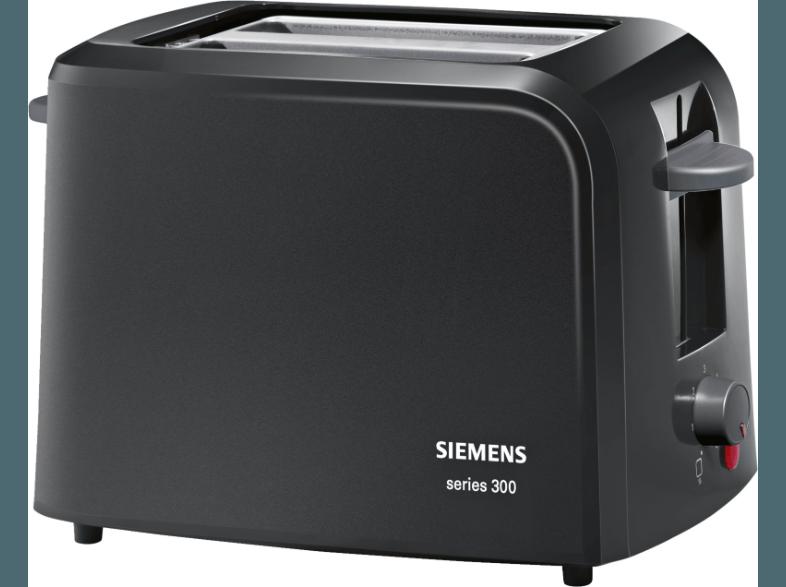 SIEMENS TT 3A0103 Toaster Schwarz (980 Watt, Schlitze: 2), SIEMENS, TT, 3A0103, Toaster, Schwarz, 980, Watt, Schlitze:, 2,