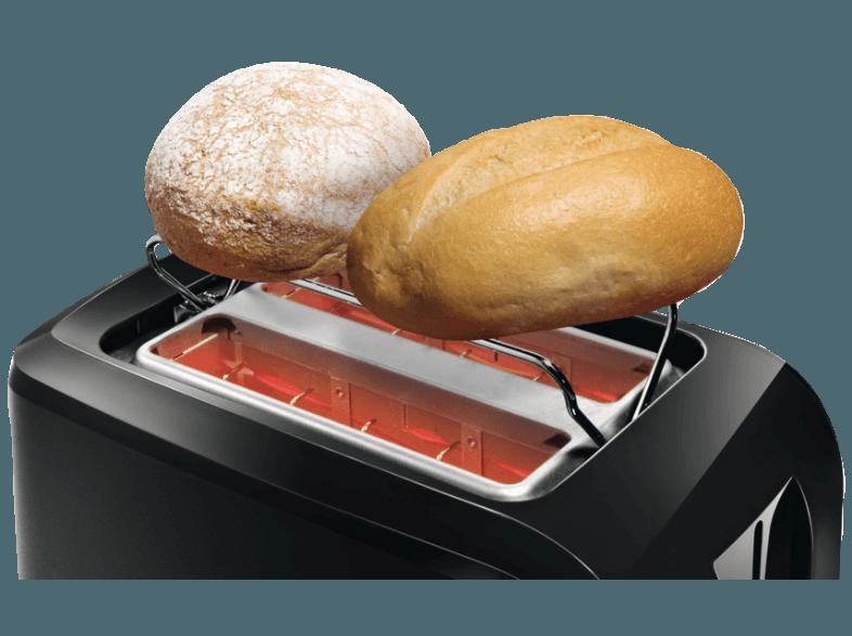 SIEMENS TT 3A0103 Toaster Schwarz (980 Watt, Schlitze: 2)