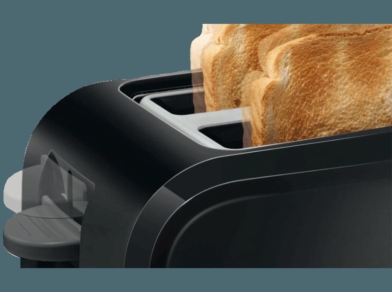 SIEMENS TT 3A0103 Toaster Schwarz (980 Watt, Schlitze: 2)