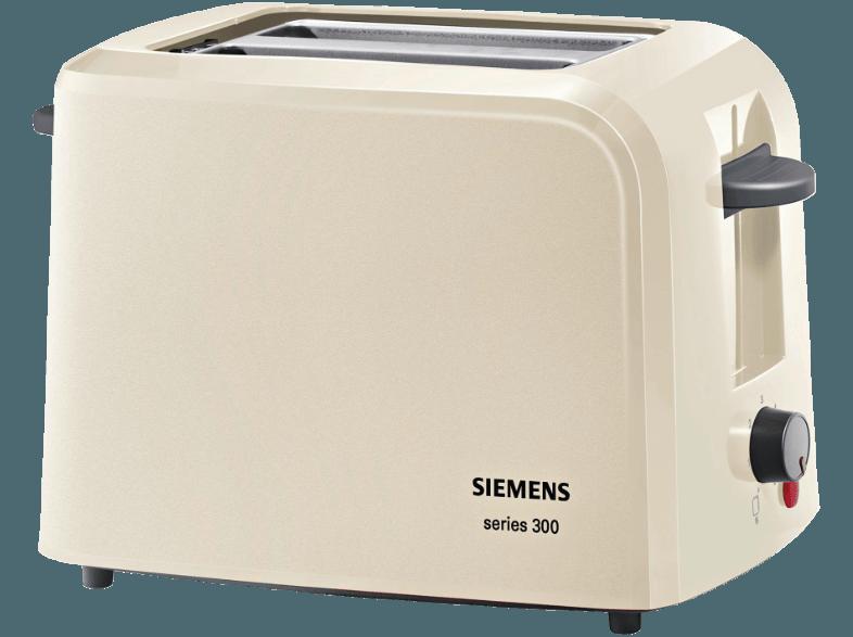 SIEMENS TT 3A0107 Toaster Creme (980 Watt, Schlitze: 2)