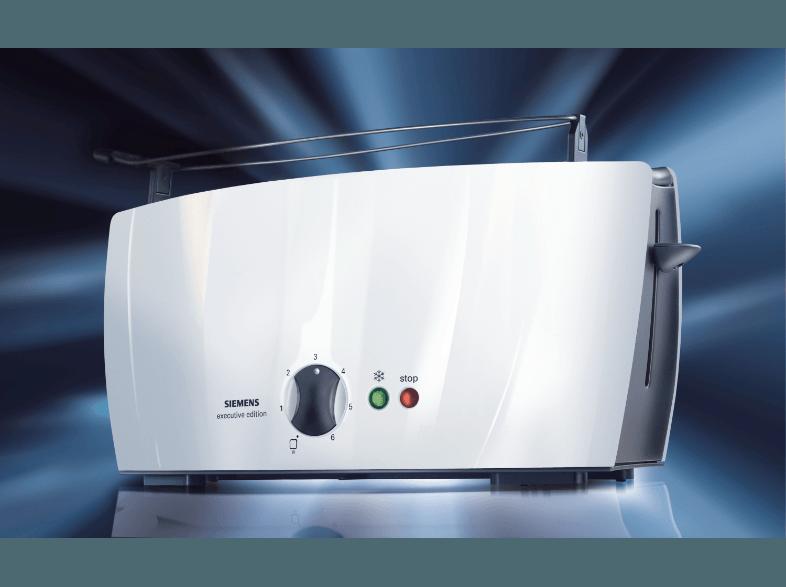 SIEMENS TT60101 Toaster Weiß (900 Watt, Schlitze: 1)