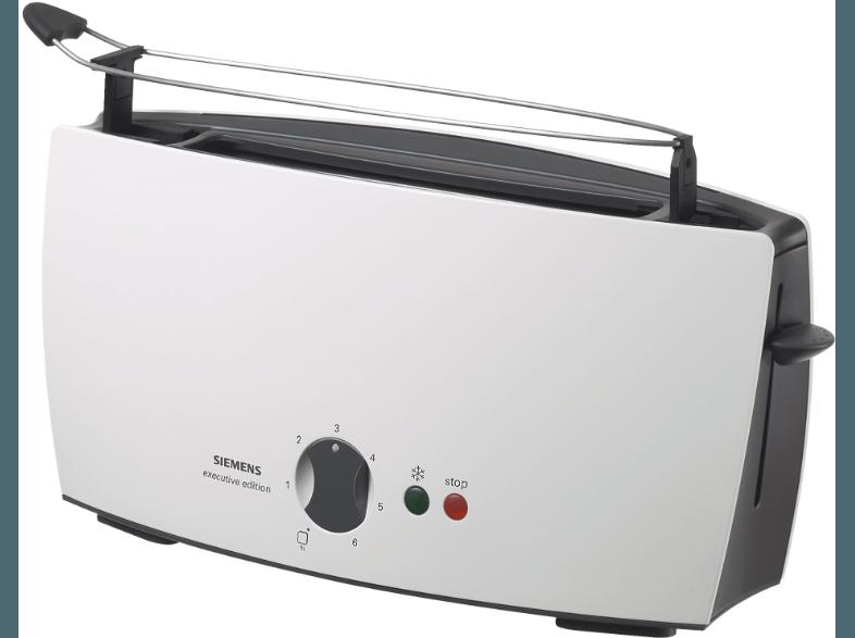 SIEMENS TT60101 Toaster Weiß (900 Watt, Schlitze: 1)