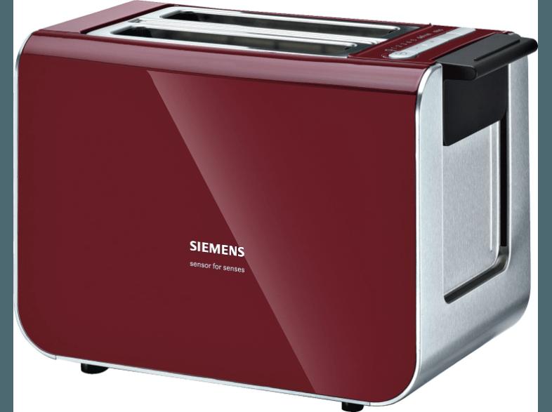 SIEMENS TT86104 Toaster Rot (860 Watt, Schlitze: 2)