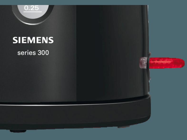 SIEMENS TW 3A0103 Wasserkocher Schwarz/Dunkelgrau (2400 Watt, 1.7 Liter), SIEMENS, TW, 3A0103, Wasserkocher, Schwarz/Dunkelgrau, 2400, Watt, 1.7, Liter,