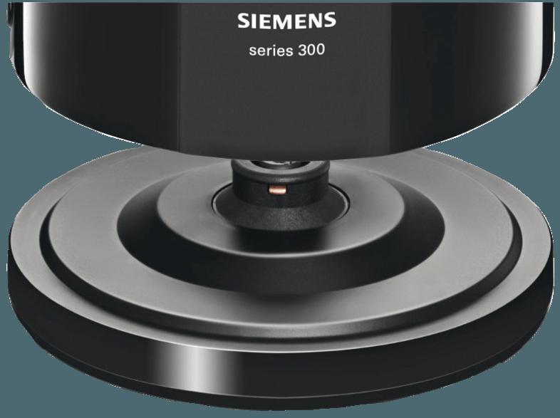 SIEMENS TW 3A0103 Wasserkocher Schwarz/Dunkelgrau (2400 Watt, 1.7 Liter)