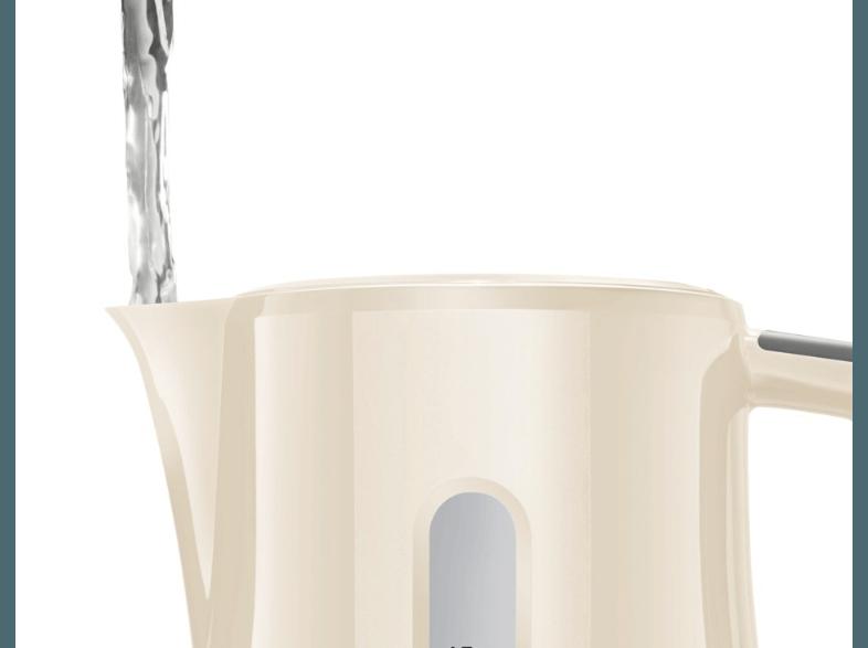 SIEMENS TW 3A0107 Wasserkocher Creme/Dunkelgrau (2400 Watt, 1.7 Liter)