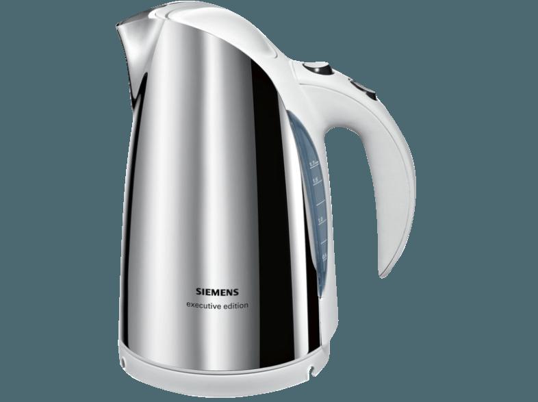 SIEMENS TW 63101 Wasserkocher Edelstahl hochglanz poliert/Weiß (2400 Watt, 1.7 Liter), SIEMENS, TW, 63101, Wasserkocher, Edelstahl, hochglanz, poliert/Weiß, 2400, Watt, 1.7, Liter,