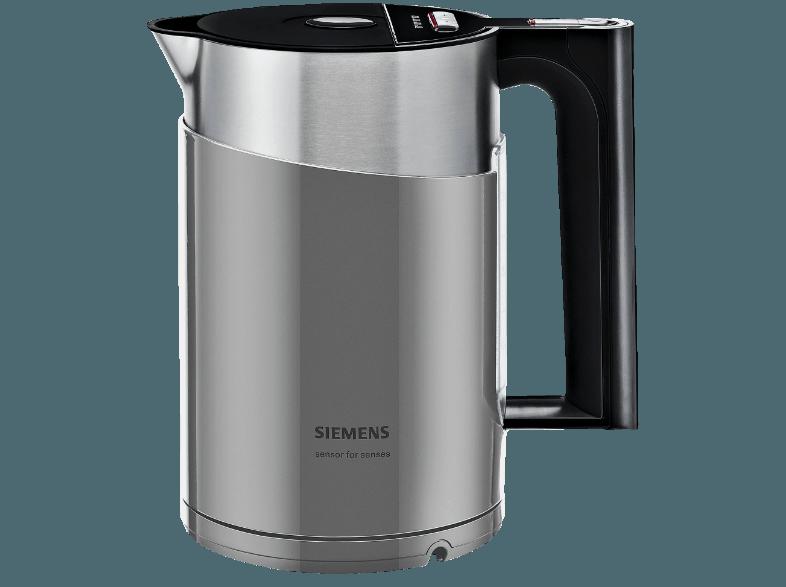 SIEMENS TW 86105 P Wasserkocher Urbangrau (2400 Watt, 1.5 Liter)