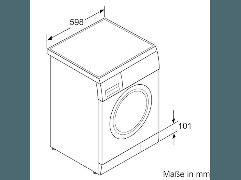 SIEMENS WM14E166 Waschmaschine (6 kg, 1400 U/Min, A   )