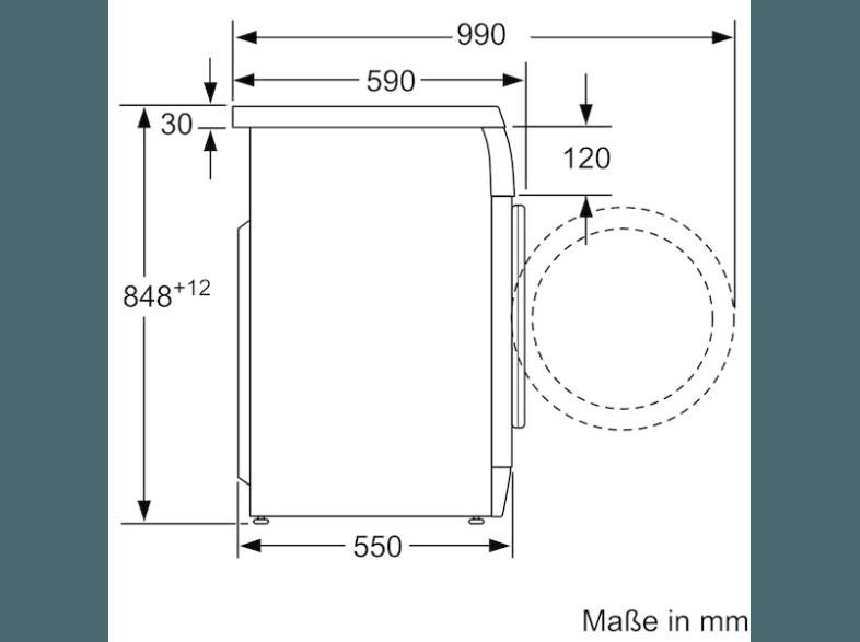 SIEMENS WM14E327 Waschmaschine (6 kg, 1400 U/Min, A   )