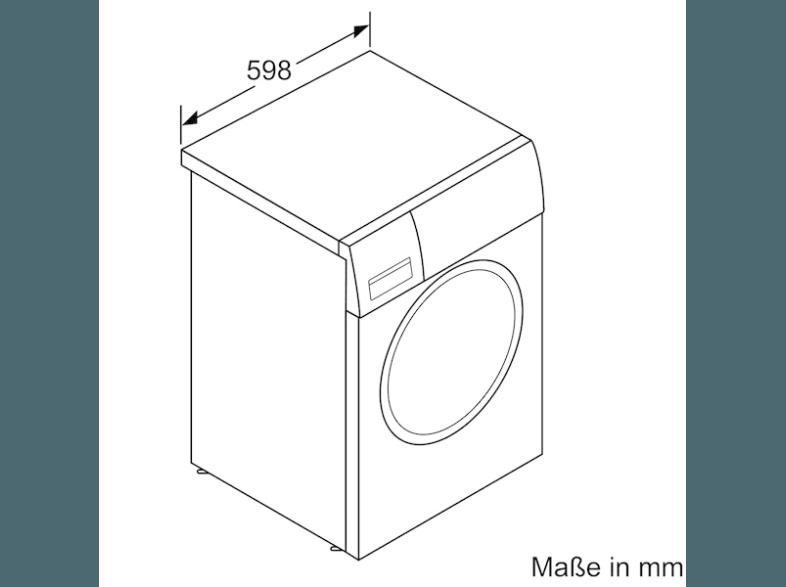 SIEMENS WM16Y843 Waschmaschine (8 kg, 1600 U/Min, A   )