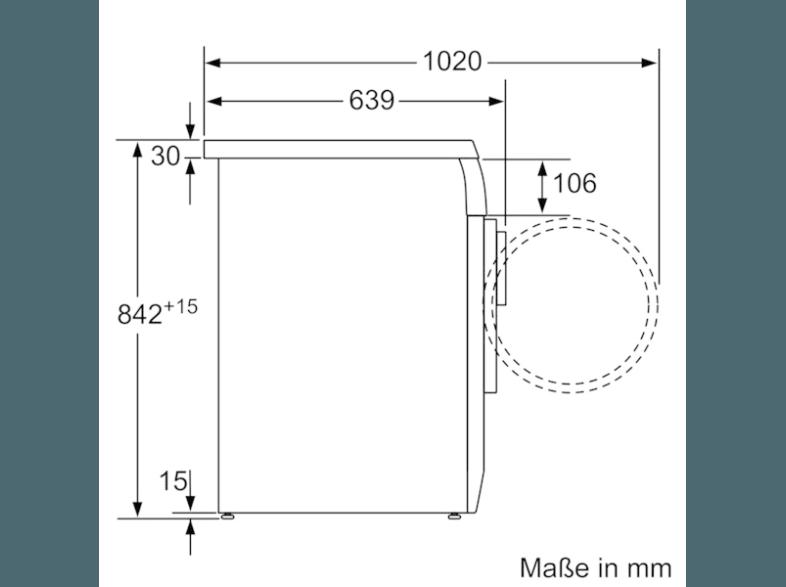 SIEMENS WT46B200 Kondensationstrockner (8 kg, B), SIEMENS, WT46B200, Kondensationstrockner, 8, kg, B,