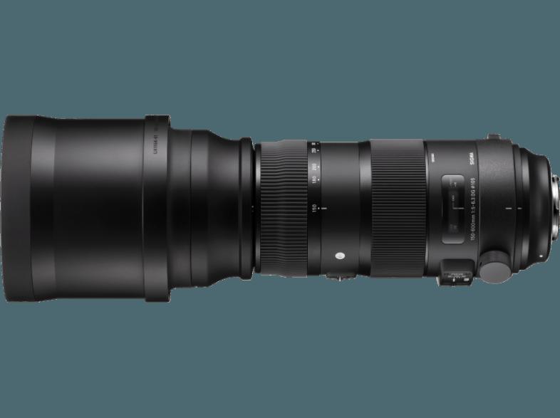 SIGMA 150-600mm F5-6,3 DG OS HSM Nikon Telezoom für Nikon (150 mm- 600 mm, f/5-6.3)