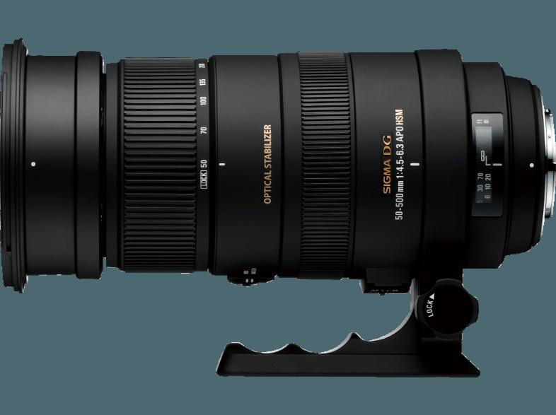 SIGMA 50-500mm F4,5-6,3 DG OS HSM Sigma Standardzoom für Sigma (50 mm- 500 mm, f/4.5-6.3)