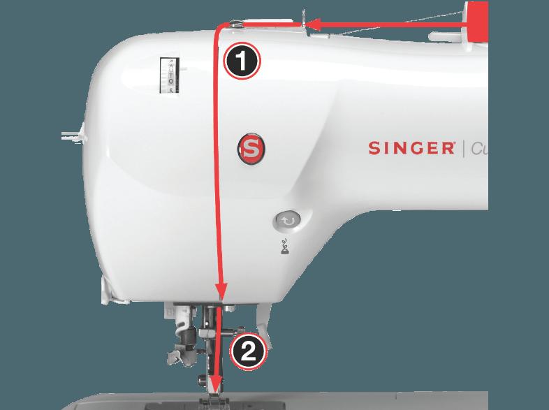 SINGER 8770 CURVY Nähmaschine (65 Watt)