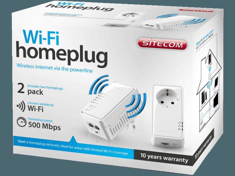 SITECOM LN 555 Powerline-Adapter, WLAN Access Point, SITECOM, LN, 555, Powerline-Adapter, WLAN, Access, Point