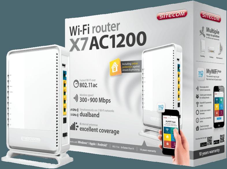SITECOM WLR 7100 WLAN-AC-Router, SITECOM, WLR, 7100, WLAN-AC-Router