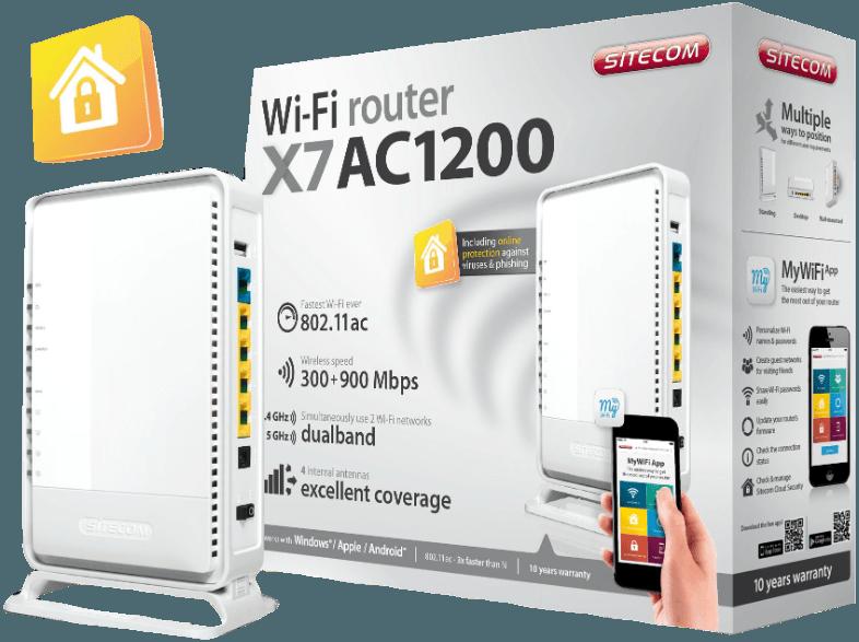SITECOM WLR 7100 WLAN-AC-Router, SITECOM, WLR, 7100, WLAN-AC-Router