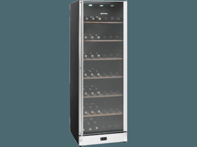 SMEG SCV 115-1 Weinklimaschrank (223 kWh/Jahr, B, 197 Flaschen, Silber)