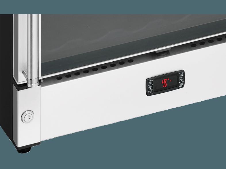 SMEG SCV 115-1 Weinklimaschrank (223 kWh/Jahr, B, 197 Flaschen, Silber)