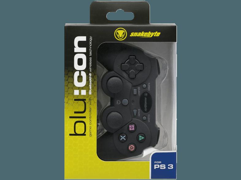 SNAKEBYTE Blu:con PS3 Bluetooth Controller, SNAKEBYTE, Blu:con, PS3, Bluetooth, Controller