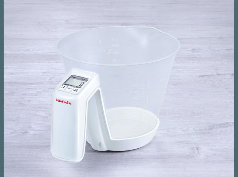 SOEHNLE 66221 Baking Star Digitale Küchenwaage (Max. Tragkraft: 3 kg, 1-g-genau)