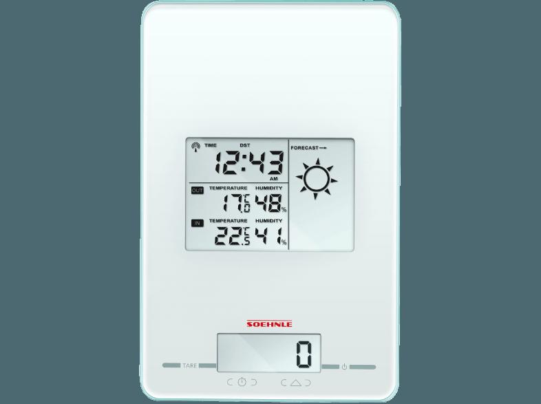 SOEHNLE 66223 Page Meteo Center Digital Küchenwaage (Max. Tragkraft: 5 kg, 1-g-genau), SOEHNLE, 66223, Page, Meteo, Center, Digital, Küchenwaage, Max., Tragkraft:, 5, kg, 1-g-genau,