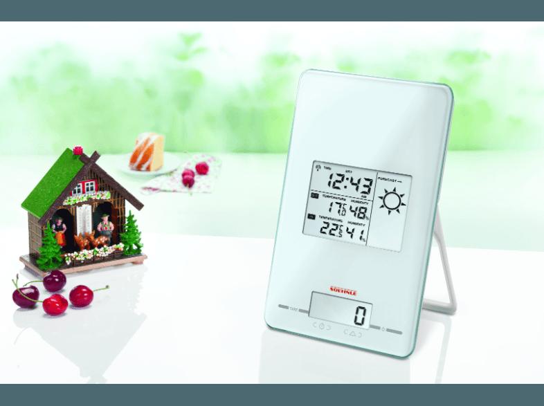 SOEHNLE 66223 Page Meteo Center Digital Küchenwaage (Max. Tragkraft: 5 kg, 1-g-genau), SOEHNLE, 66223, Page, Meteo, Center, Digital, Küchenwaage, Max., Tragkraft:, 5, kg, 1-g-genau,