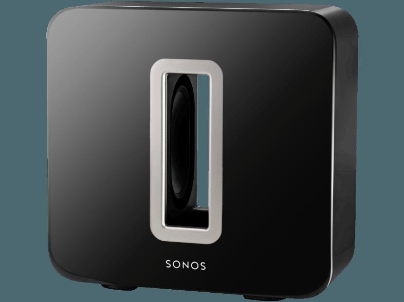 SONOS SUB Subwoofer Schwarz, SONOS, SUB, Subwoofer, Schwarz