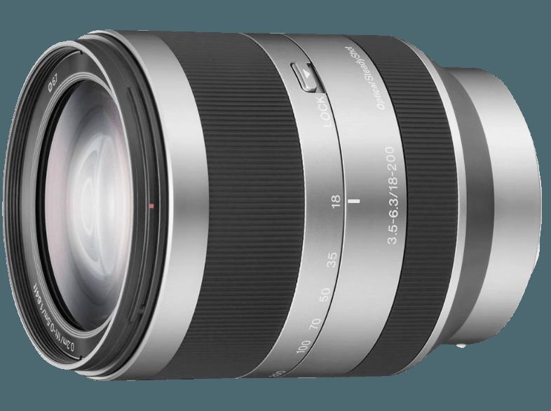 SONY AF 3,5-6,3/18-200mm SEL18200.AE silber Telezoom für Sony NEX (18 mm-200 mm, f/3.5-6.3)