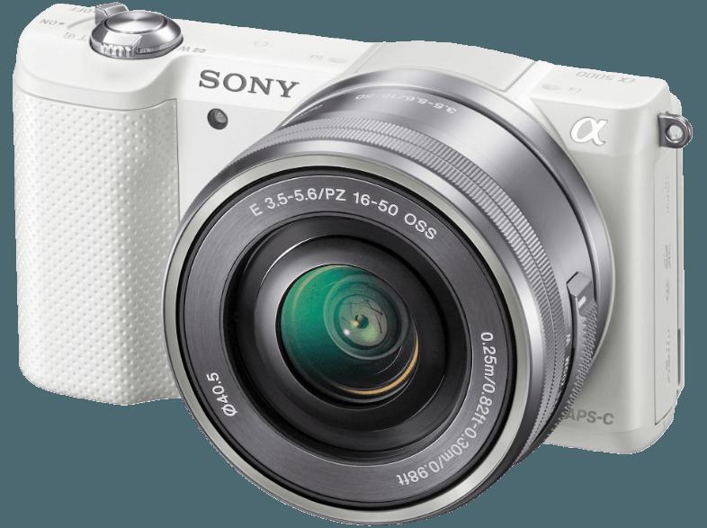 SONY Alpha 5000 (ILCE-5000LW)    Objektiv 16-50 mm f/3.5-5.6 (20.1 Megapixel, APS-C), SONY, Alpha, 5000, ILCE-5000LW, , , Objektiv, 16-50, mm, f/3.5-5.6, 20.1, Megapixel, APS-C,