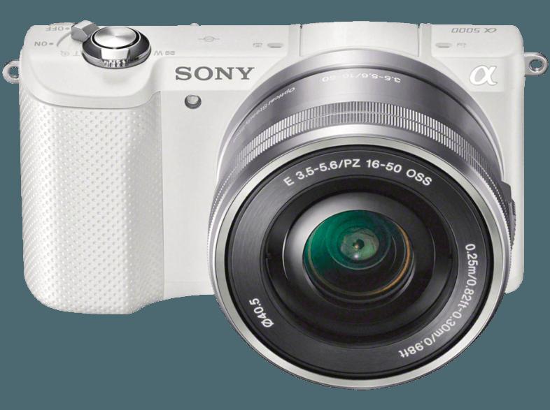 SONY Alpha 5000 (ILCE-5000LW)    Objektiv 16-50 mm f/3.5-5.6 (20.1 Megapixel, APS-C), SONY, Alpha, 5000, ILCE-5000LW, , , Objektiv, 16-50, mm, f/3.5-5.6, 20.1, Megapixel, APS-C,