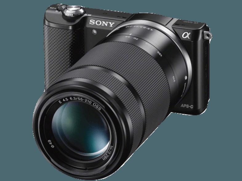 SONY Alpha 5000 (ILCE-5000YB)    Objektiv 16-50 mm, 55-210 mm f/3.5-5.6, 4.5-6.3 (20.1 Megapixel, Exmor CMOS), SONY, Alpha, 5000, ILCE-5000YB, , , Objektiv, 16-50, mm, 55-210, mm, f/3.5-5.6, 4.5-6.3, 20.1, Megapixel, Exmor, CMOS,