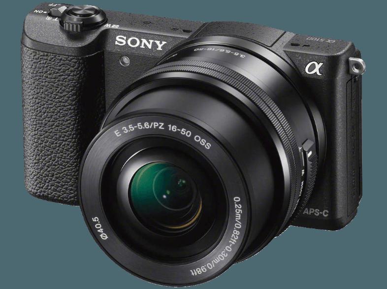 SONY Alpha 5100LB (ILCE5100LB.CEC)    Objektiv 16-50 mm f/3.5-5.6 (24,3 Megapixel, APS-C Exmor CMOS)