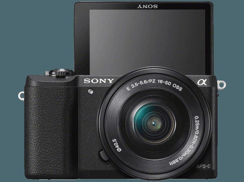 SONY Alpha 5100LB (ILCE5100LB.CEC)    Objektiv 16-50 mm f/3.5-5.6 (24,3 Megapixel, APS-C Exmor CMOS), SONY, Alpha, 5100LB, ILCE5100LB.CEC, , , Objektiv, 16-50, mm, f/3.5-5.6, 24,3, Megapixel, APS-C, Exmor, CMOS,