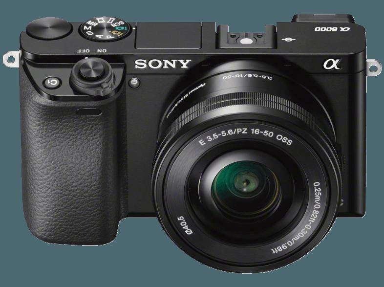 SONY Alpha 6000 LB (ILCE-6000LB)    Objektiv 16-50 mm f/3.5-5.6 (24,7 Megapixel, Exmor APS-C), SONY, Alpha, 6000, LB, ILCE-6000LB, , , Objektiv, 16-50, mm, f/3.5-5.6, 24,7, Megapixel, Exmor, APS-C,