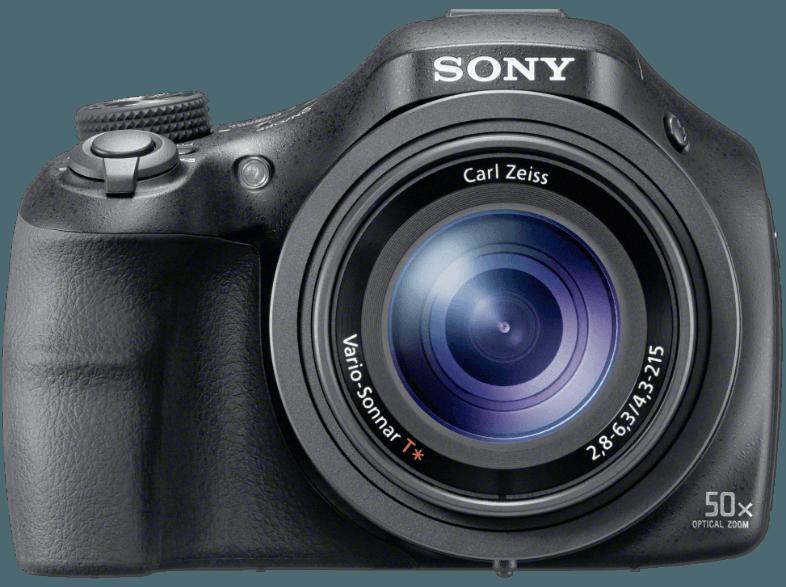 SONY DSC-HX400V  Schwarz (20.4 Megapixel, 50x opt. Zoom, 7.5 cm TFT-LCD, WLAN)