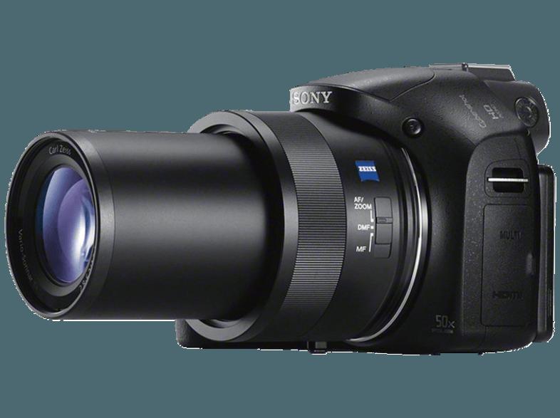 SONY DSC-HX400V  Schwarz (20.4 Megapixel, 50x opt. Zoom, 7.5 cm TFT-LCD, WLAN)