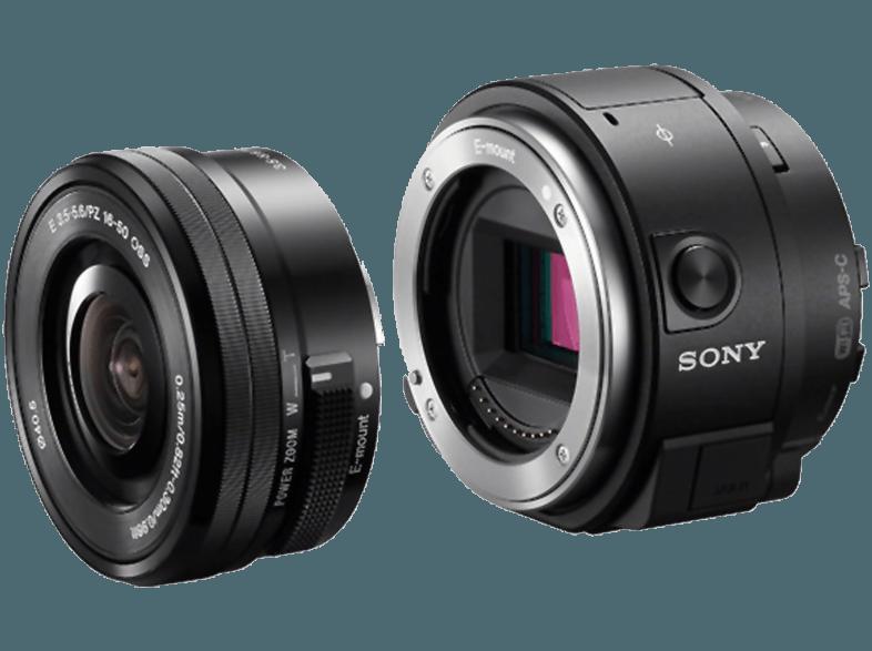 SONY DSC-QX1 LB-EU   SEL-P1650    Objektiv 16-50 mm f/3.5-5.6 (20,1 Megapixel, Exmor APS-C CMOS)