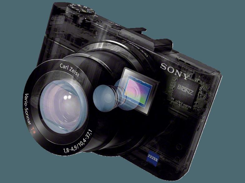 SONY DSC-RX100 II  Schwarz (20.2 Megapixel, 3.6x opt. Zoom, 7.62 cm TFT-Xtra Fine-LCD, WLAN)