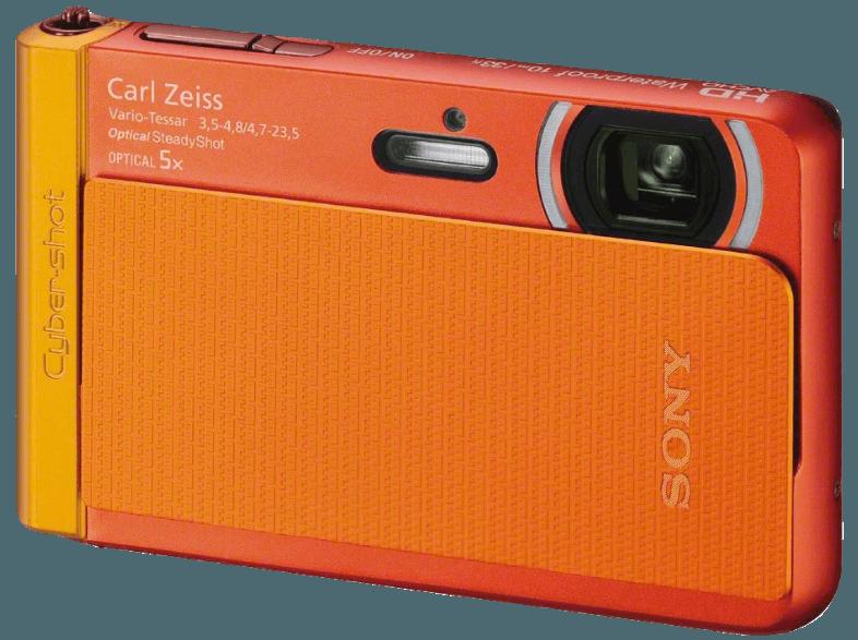 SONY DSC-TX 30  Orange (18.2 Megapixel, 5x opt. Zoom, 8.3 cm OLED-Xtra-Fine)