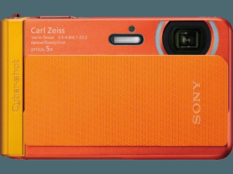 SONY DSC-TX 30  Orange (18.2 Megapixel, 5x opt. Zoom, 8.3 cm OLED-Xtra-Fine)