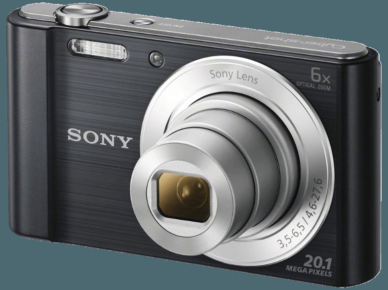 SONY DSC-W810 B.CE3  Schwarz (20.1 Megapixel, 6x opt. Zoom, 6.7 cm TFT-LCD)