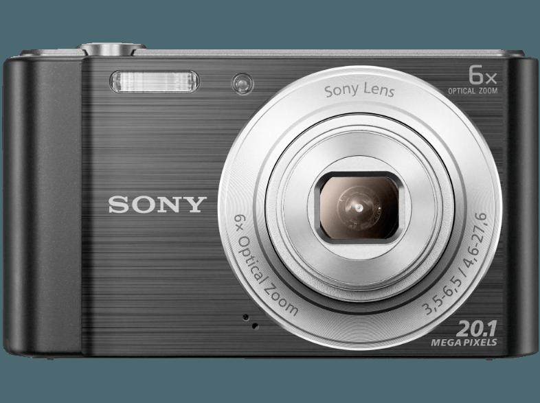 SONY DSC-W810 B.CE3  Schwarz (20.1 Megapixel, 6x opt. Zoom, 6.7 cm TFT-LCD)