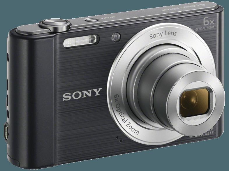 SONY DSC-W810 B.CE3  Schwarz (20.1 Megapixel, 6x opt. Zoom, 6.7 cm TFT-LCD)