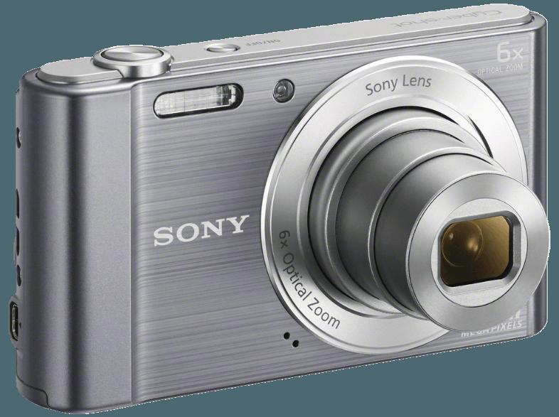 SONY DSC-W810 S.CE3  Silber (20.1 Megapixel, 6x opt. Zoom, 6.7 cm TFT-LCD)