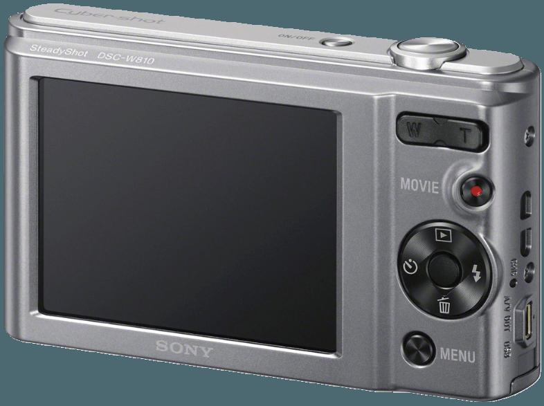 SONY DSC-W810 S.CE3  Silber (20.1 Megapixel, 6x opt. Zoom, 6.7 cm TFT-LCD), SONY, DSC-W810, S.CE3, Silber, 20.1, Megapixel, 6x, opt., Zoom, 6.7, cm, TFT-LCD,