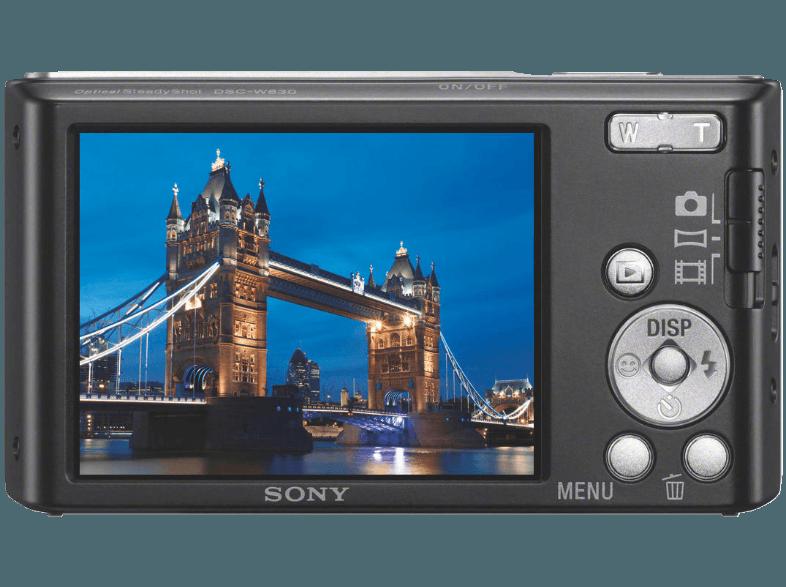 SONY DSC-W830 B.CE3  Schwarz (20.1 Megapixel, 8x opt. Zoom, 6.7 cm TFT-ClearPhoto), SONY, DSC-W830, B.CE3, Schwarz, 20.1, Megapixel, 8x, opt., Zoom, 6.7, cm, TFT-ClearPhoto,