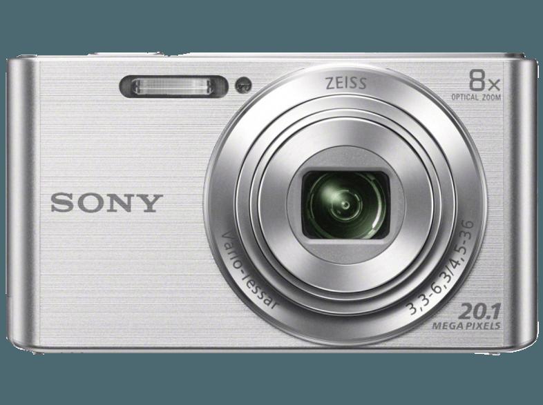 SONY DSC-W830 S.CE3  Silber (20.1 Megapixel, 8x opt. Zoom, 6.7 cm TFT-ClearPhoto)