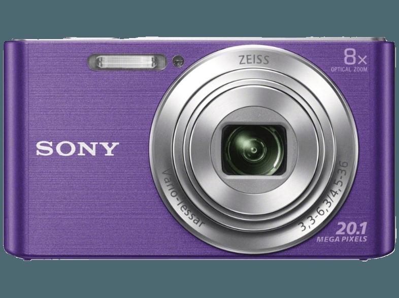 SONY DSC-W830 V.CE3  Violett (20.1 Megapixel, 8x opt. Zoom, 6.7 cm TFT-ClearPhoto)